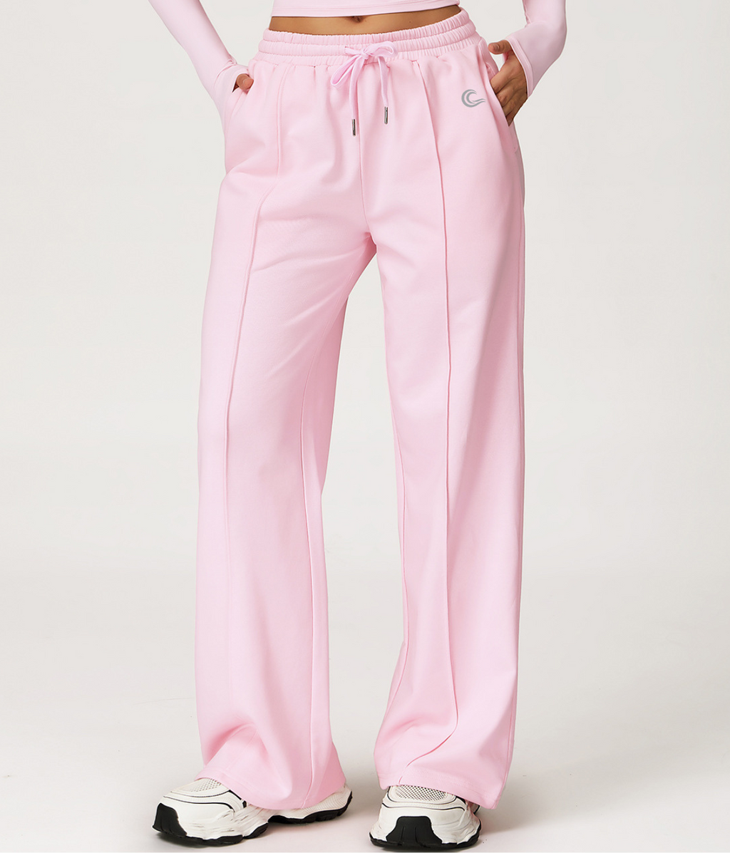 Flow Straight Leg Sweatpants - Blush Pink