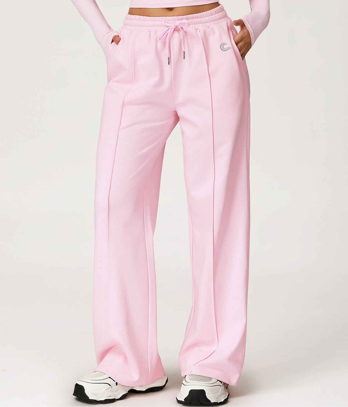 Flow Straight Leg Sweatpants - Blush Pink
