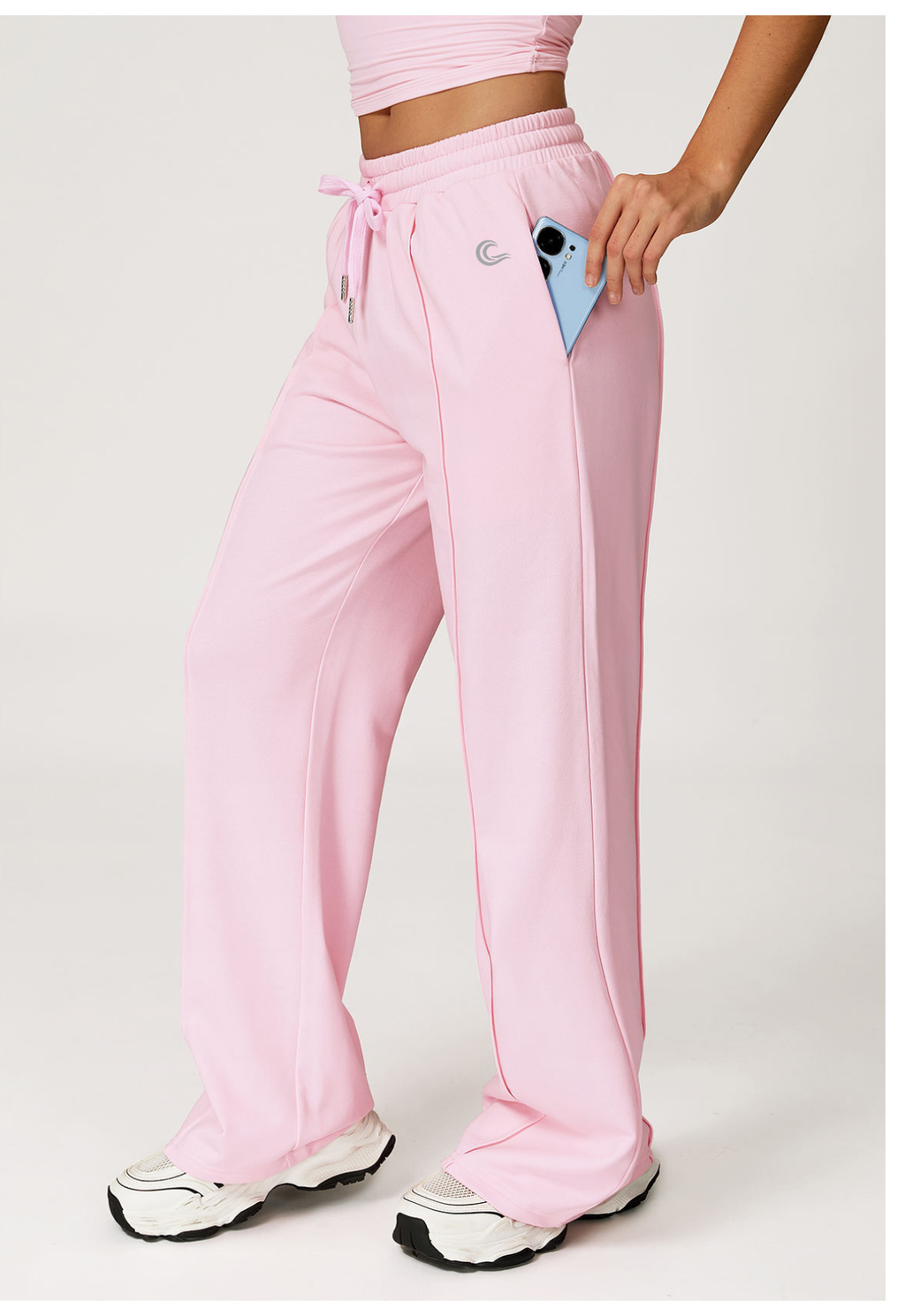 Flow Straight Leg Sweatpants - Blush Pink