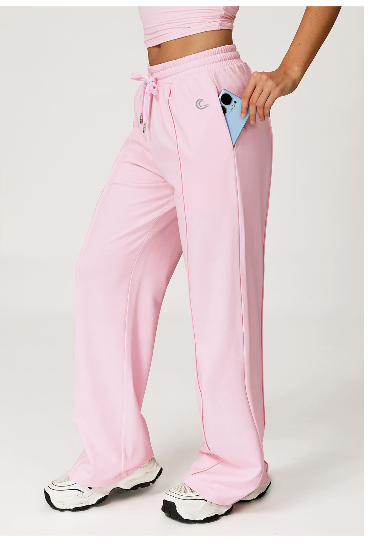 Flow Straight Leg Sweatpants - Blush Pink