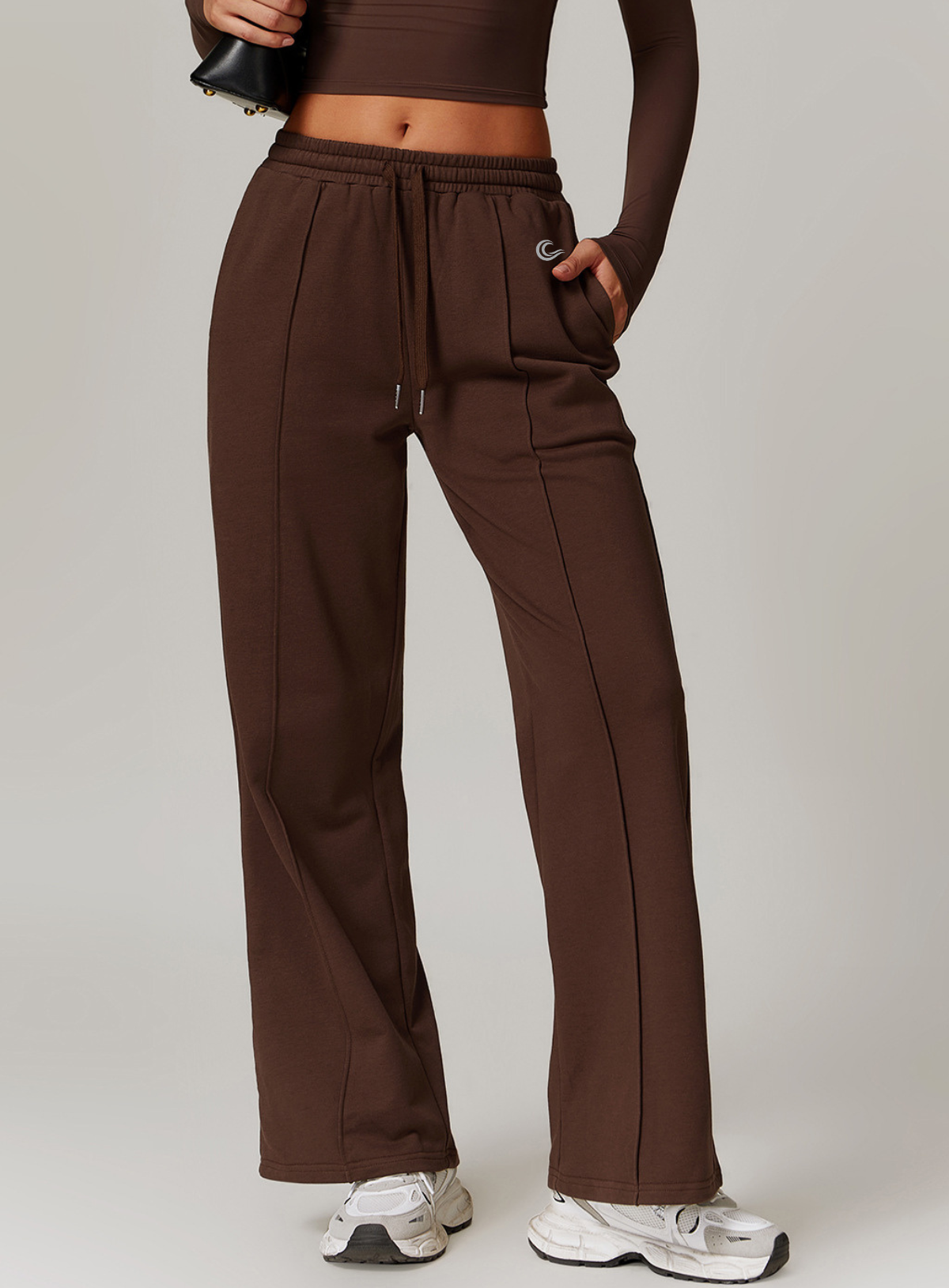 Flow Straight Leg Sweatpants - Espresso