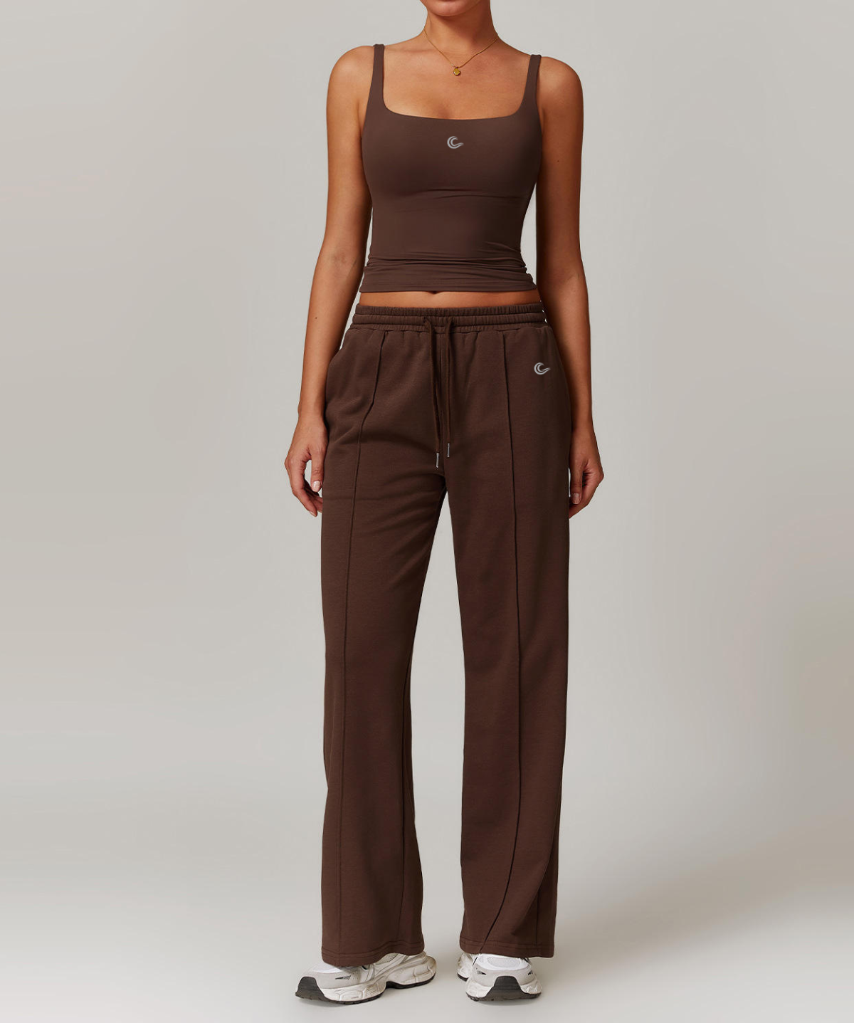 Flow Straight Leg Sweatpants - Espresso