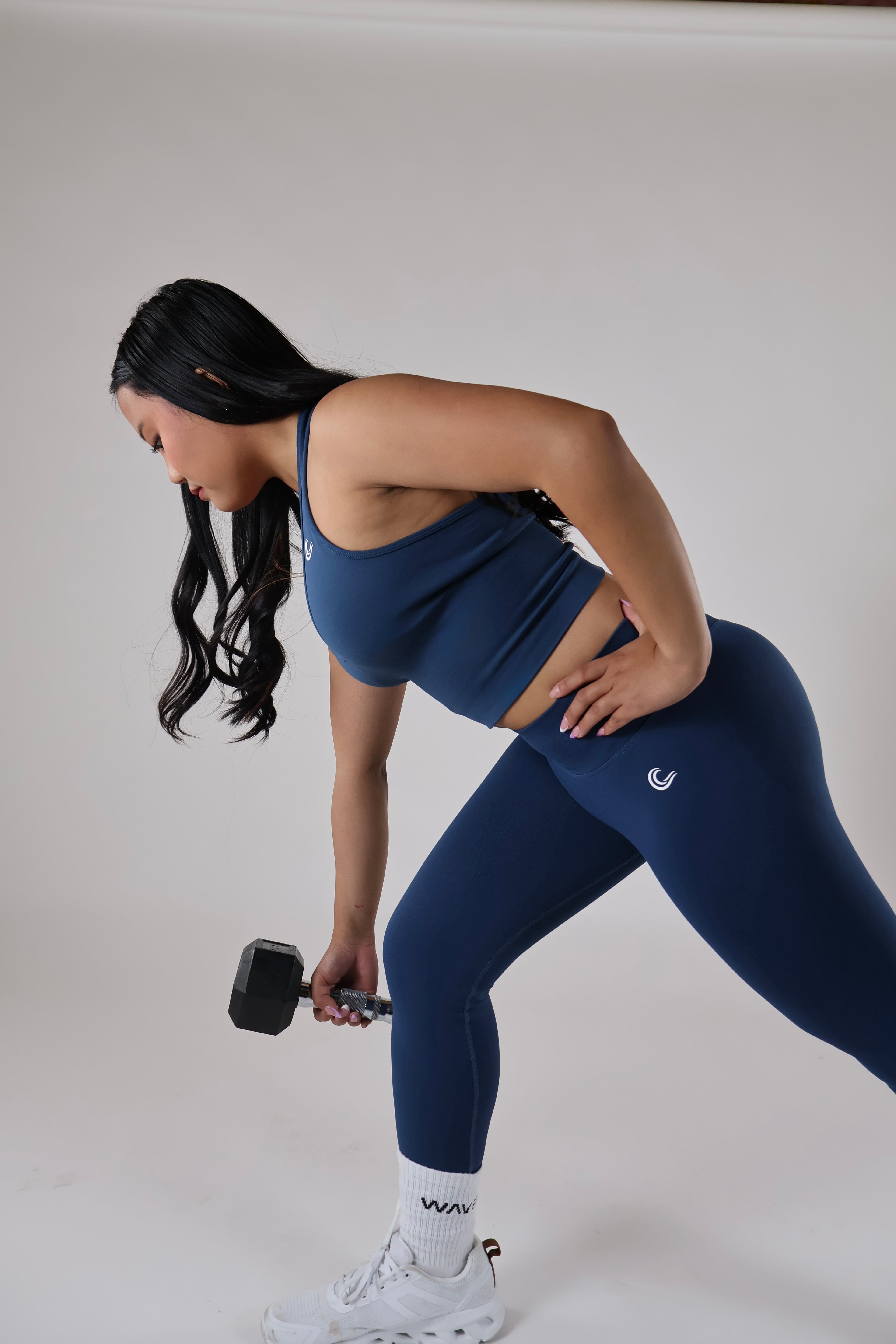 SculptLift Halter Tank - Cosmic Blue