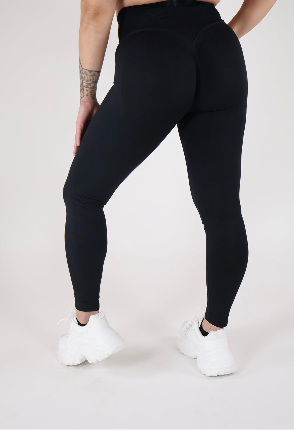 SculptLift Seamless Leggings - WAVE Black