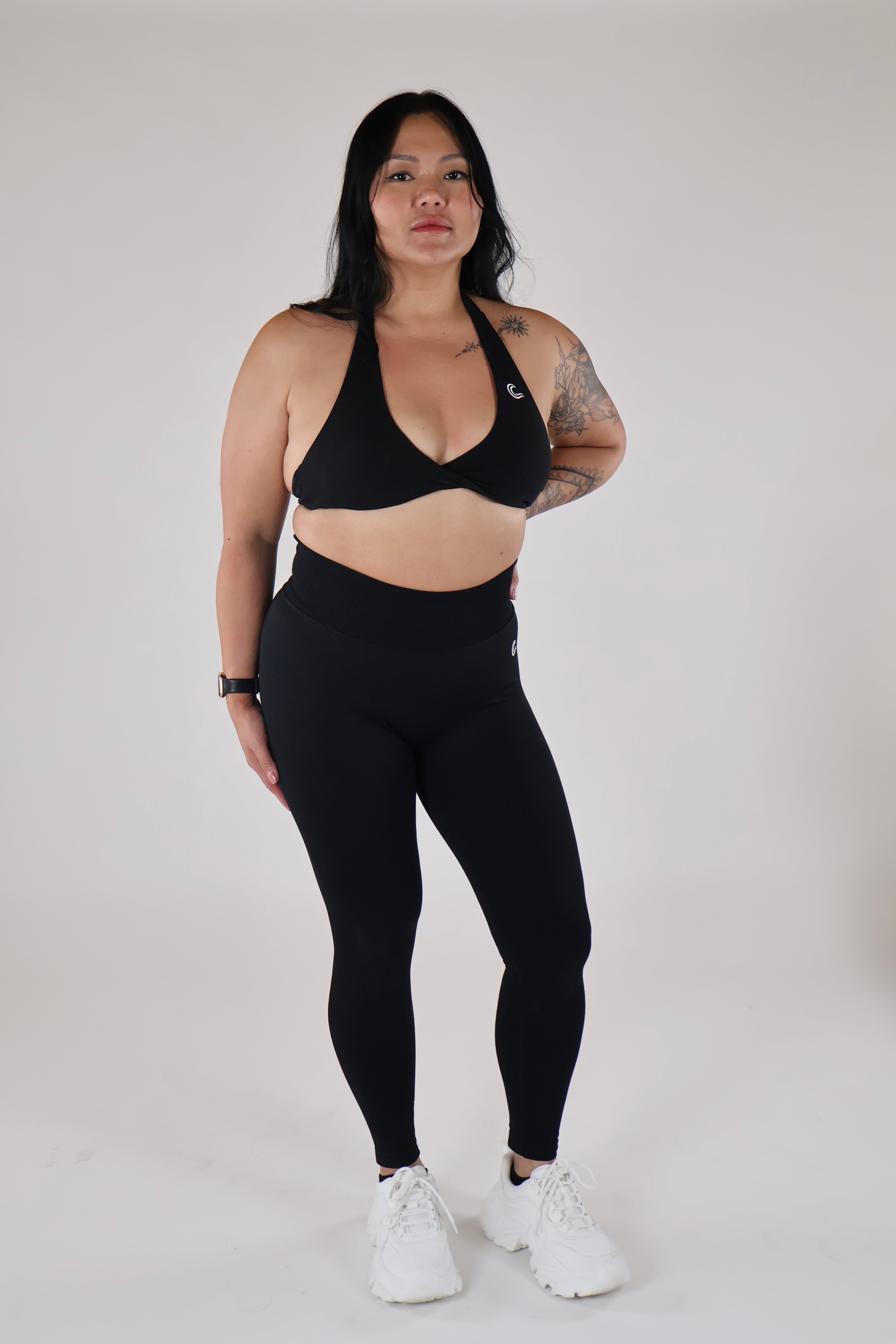 SculptLift Seamless Leggings - WAVE Black