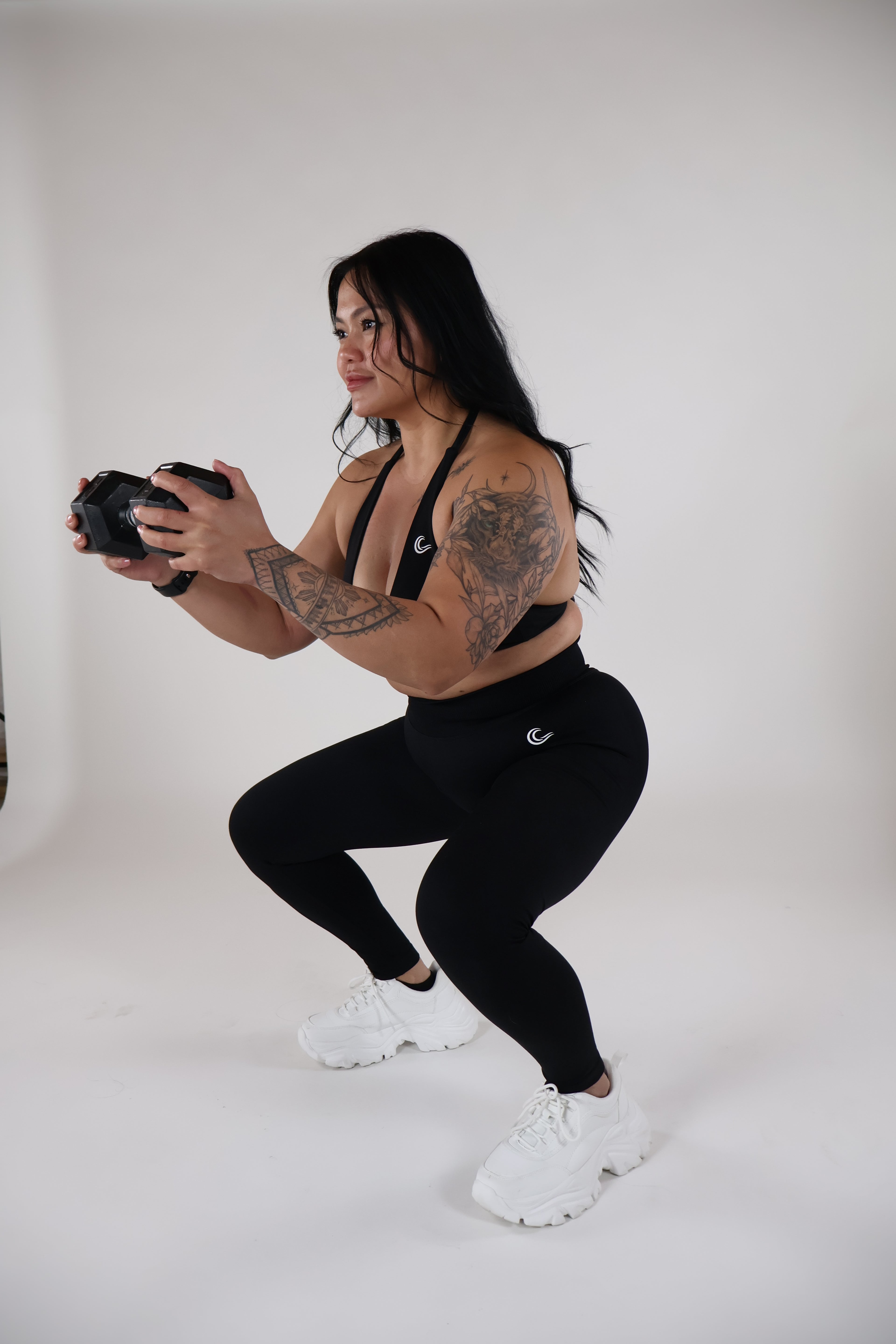 SculptLift Seamless Leggings - WAVE Black