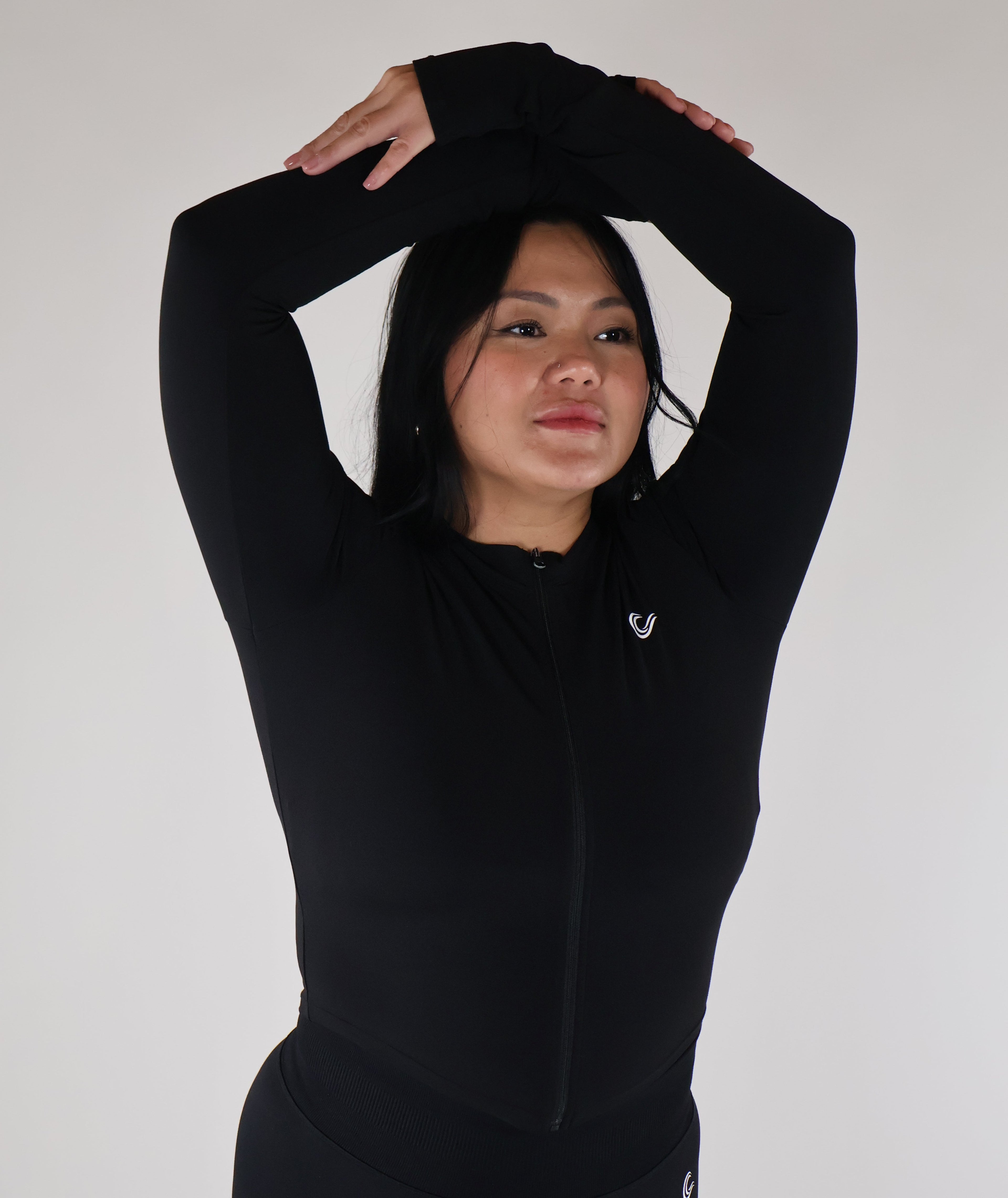 SculptLift Zip Jacket - WAVE Black