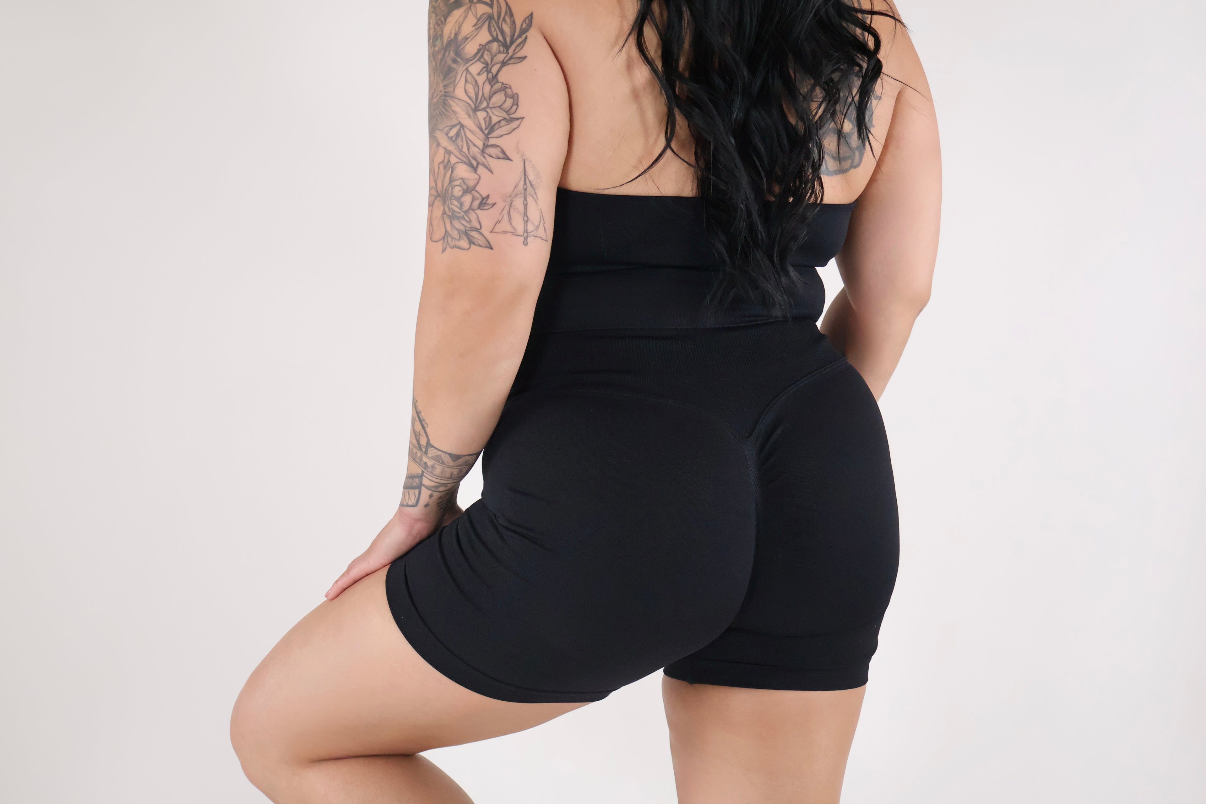 SculptLift Seamless Shorts - WAVE Black
