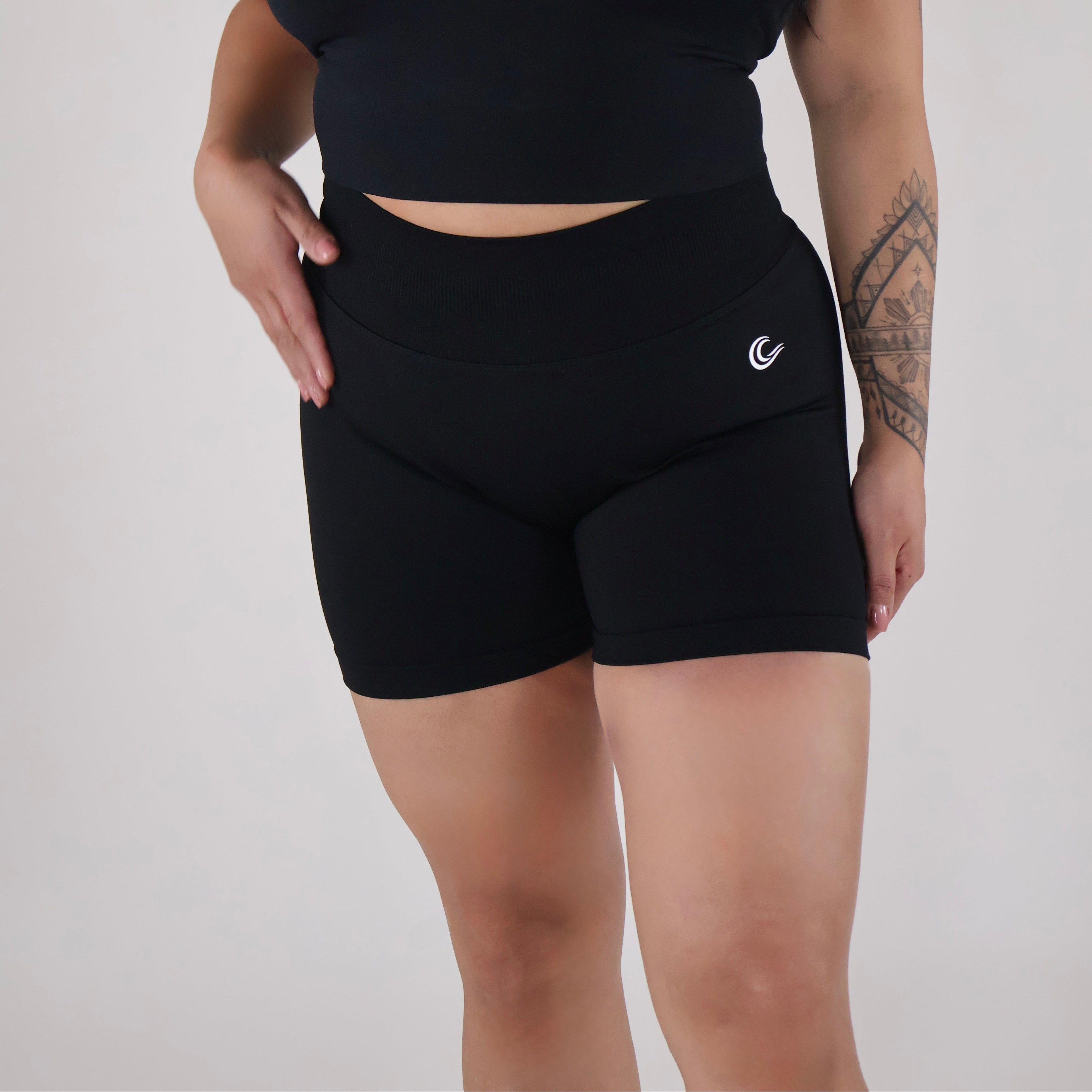 SculptLift Seamless Shorts - WAVE Black