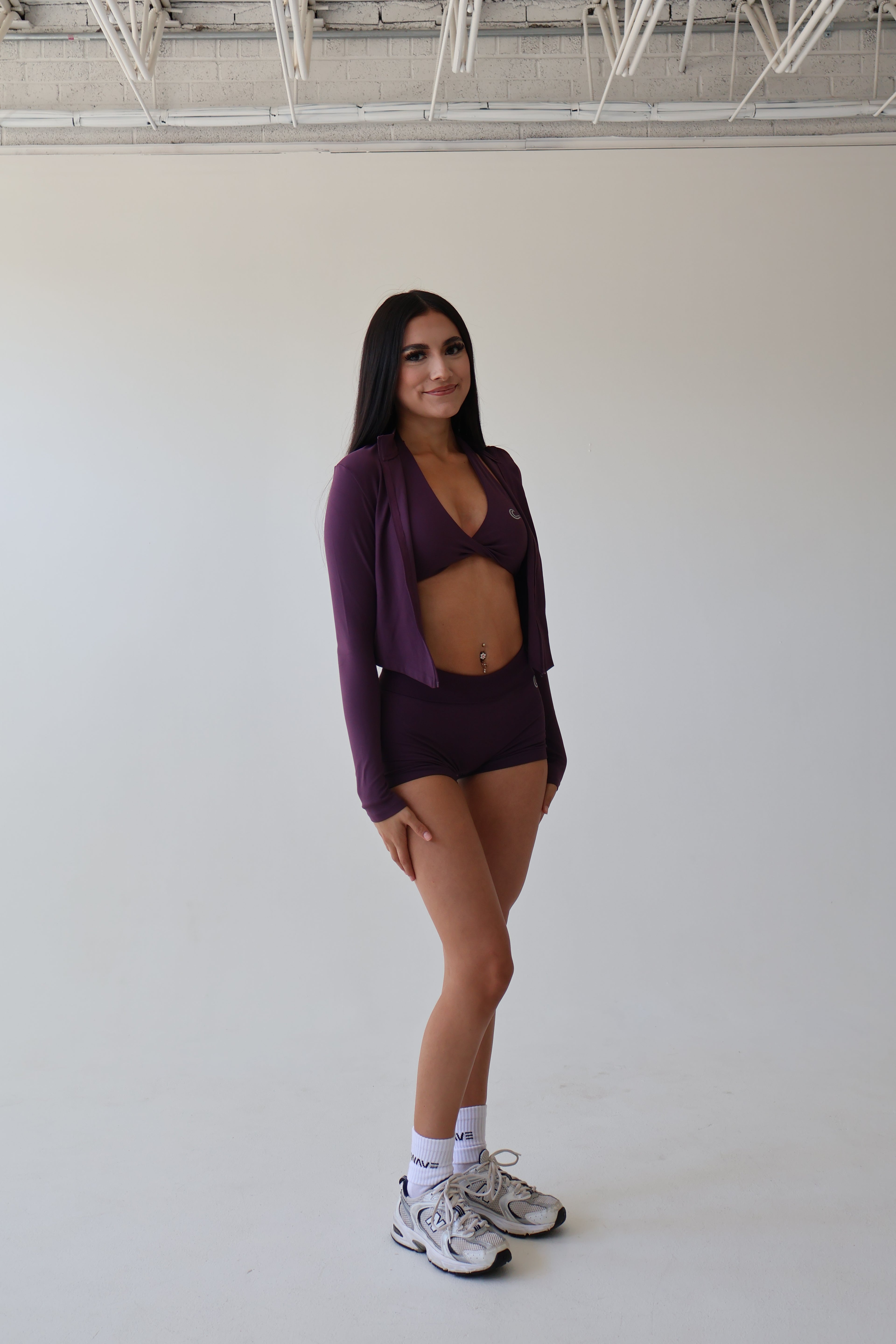 SculptLift Zip Jacket - Midnight Plum