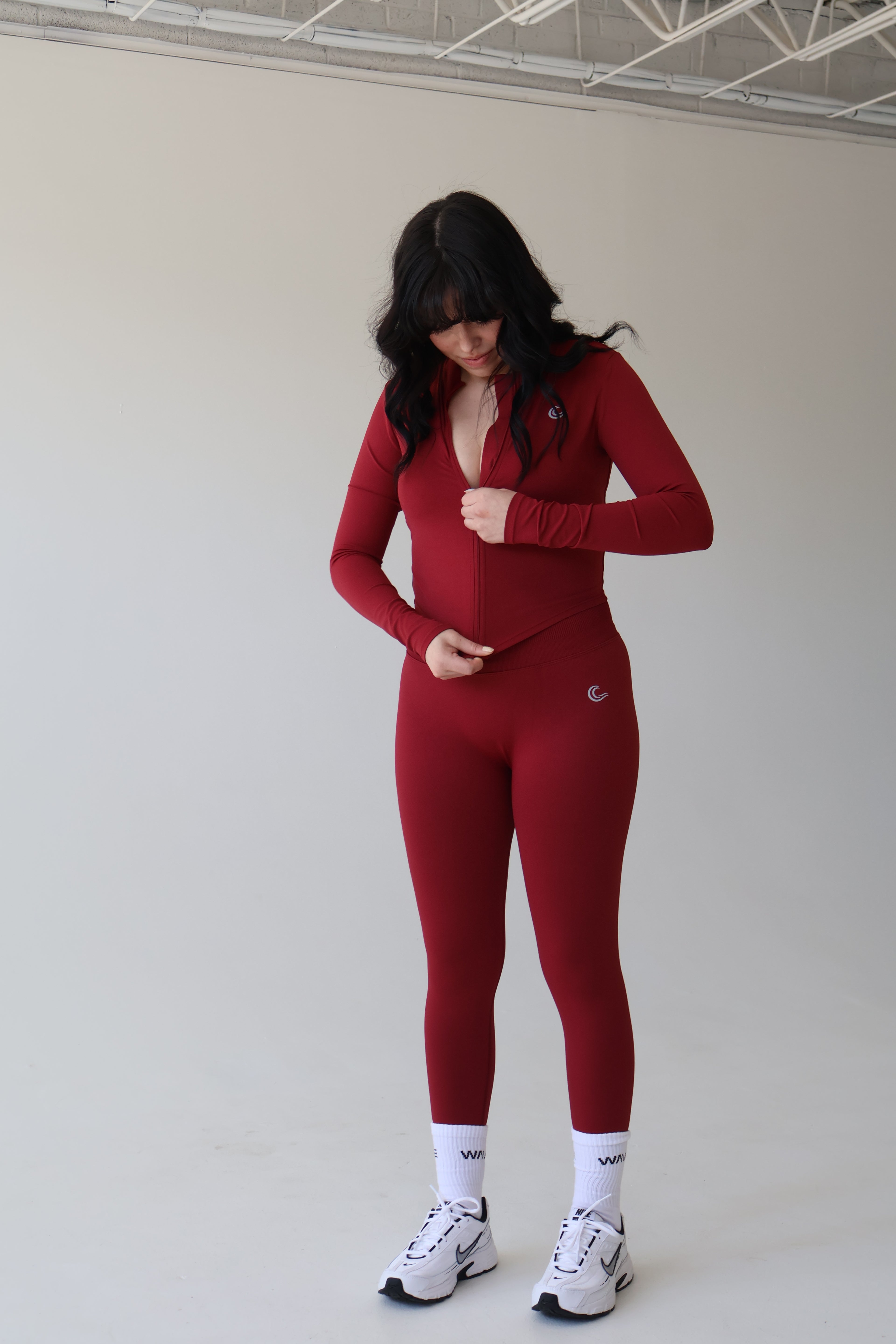 SculptLift Seamless Leggings - Wine Red