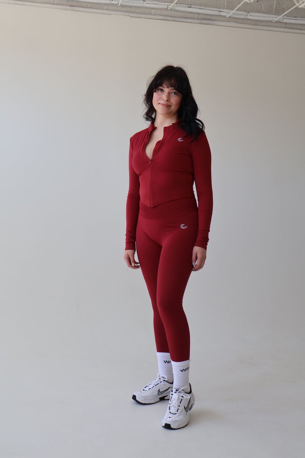SculptLift Seamless Leggings - Wine Red