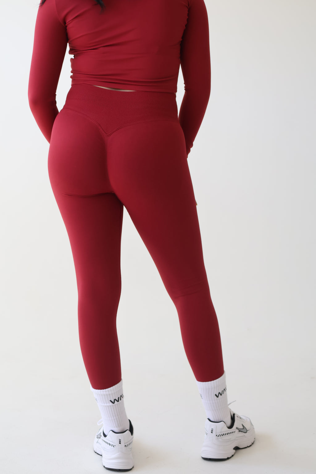 SculptLift Seamless Leggings - Wine Red