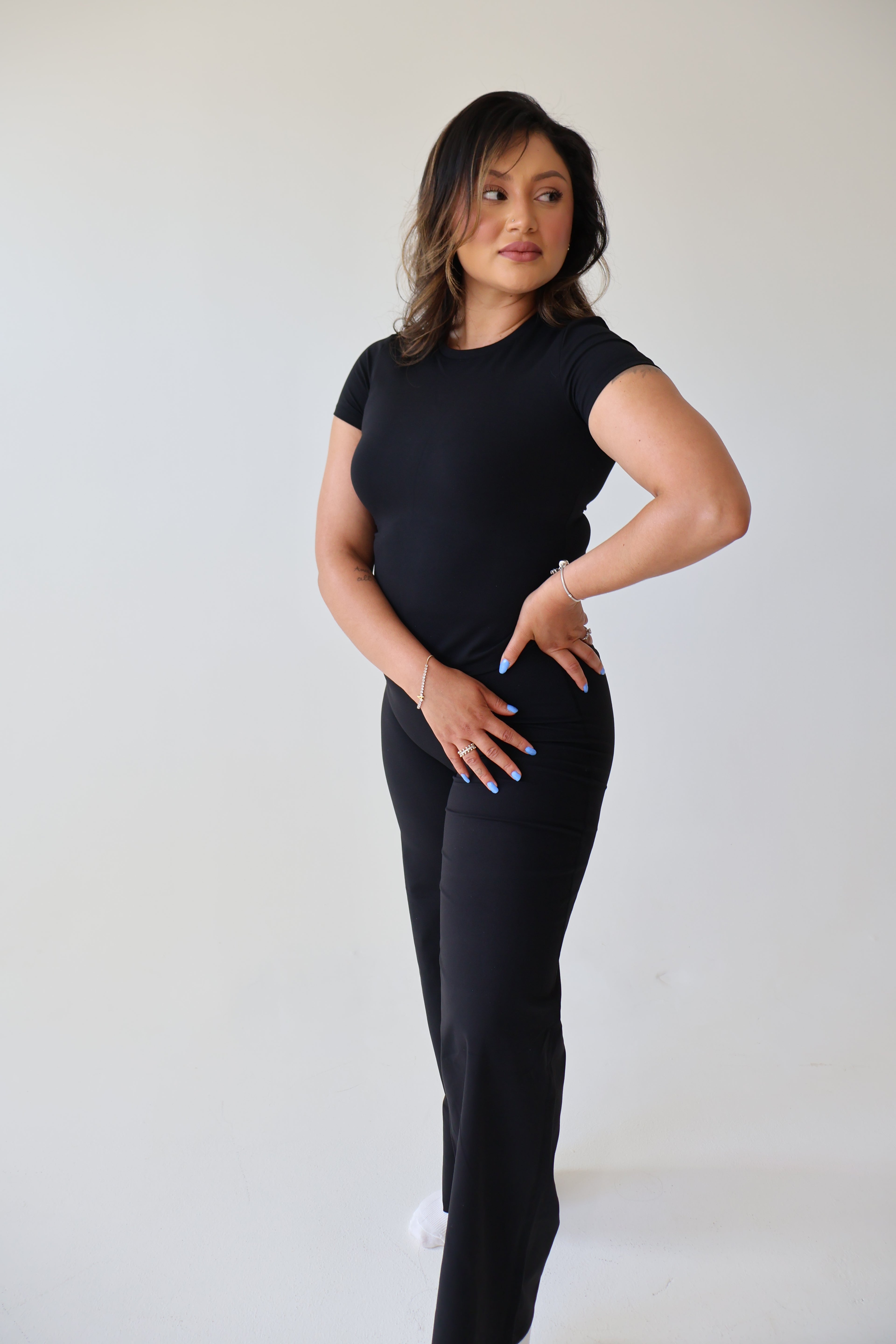 WAVE Motion™ Seamless Compression Tee - Black