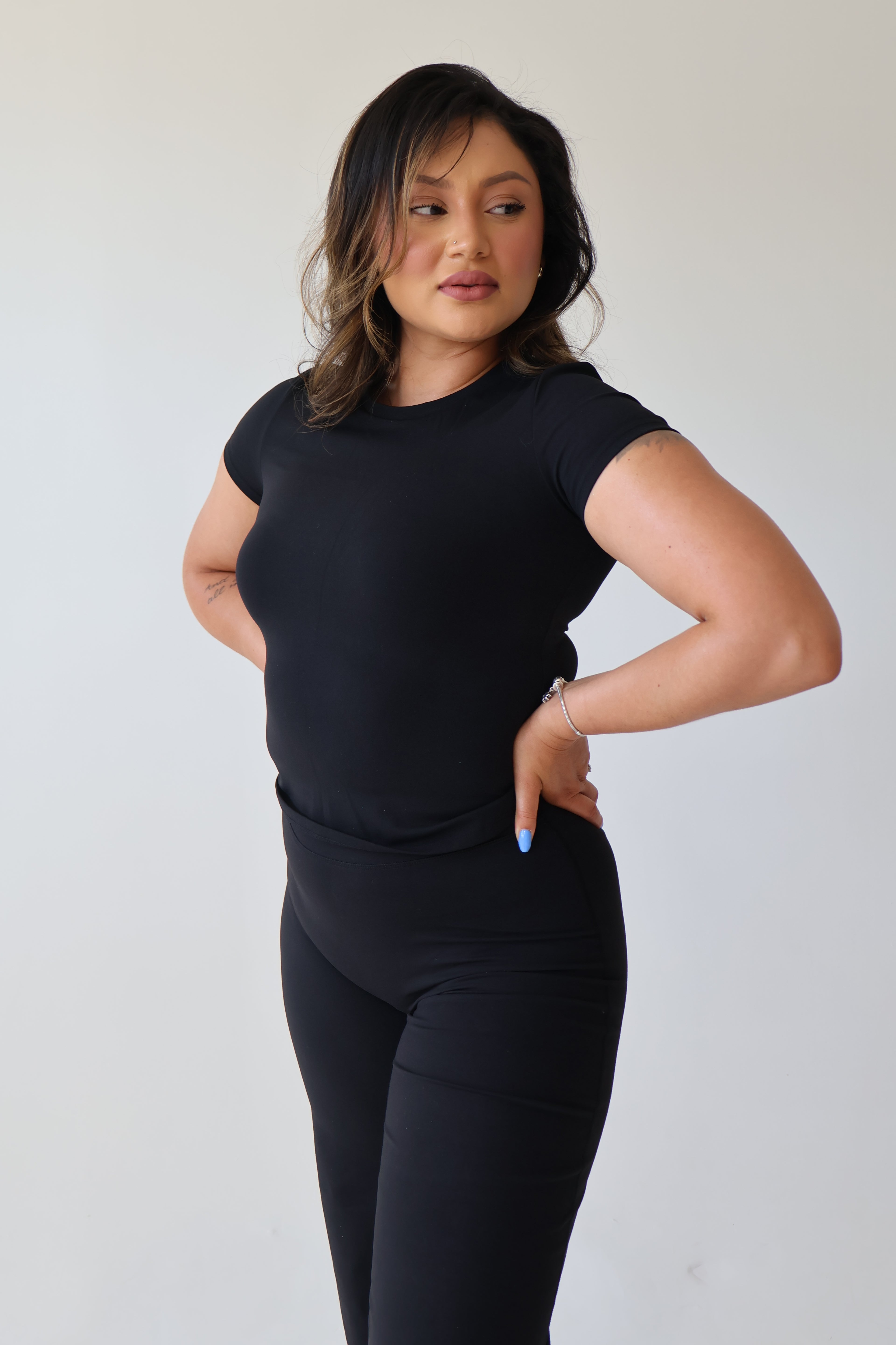 WAVE Motion™ Seamless Compression Tee - Black