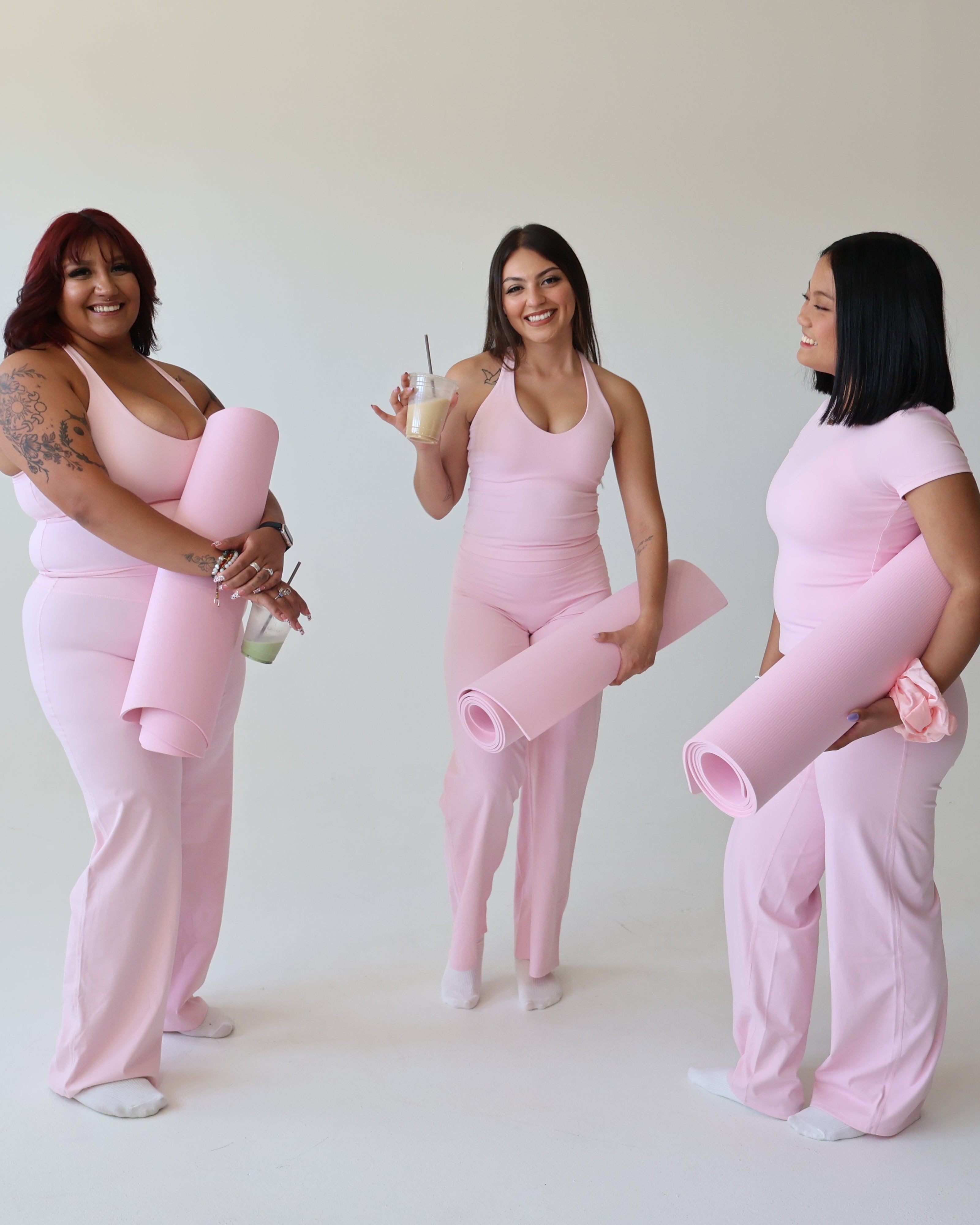 WAVE Motion™ Straight Leg Pants - Ballet Pink