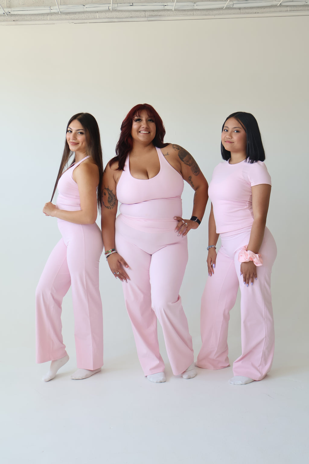 WAVE Motion™ Straight Leg Pants - Ballet Pink