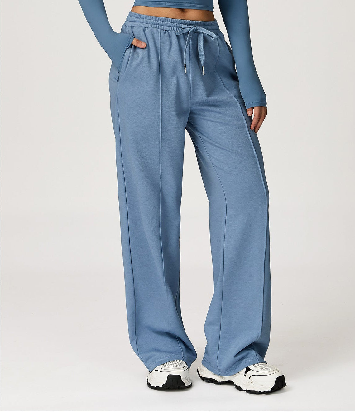 Flow Straight Leg Sweatpants - Powder Blue