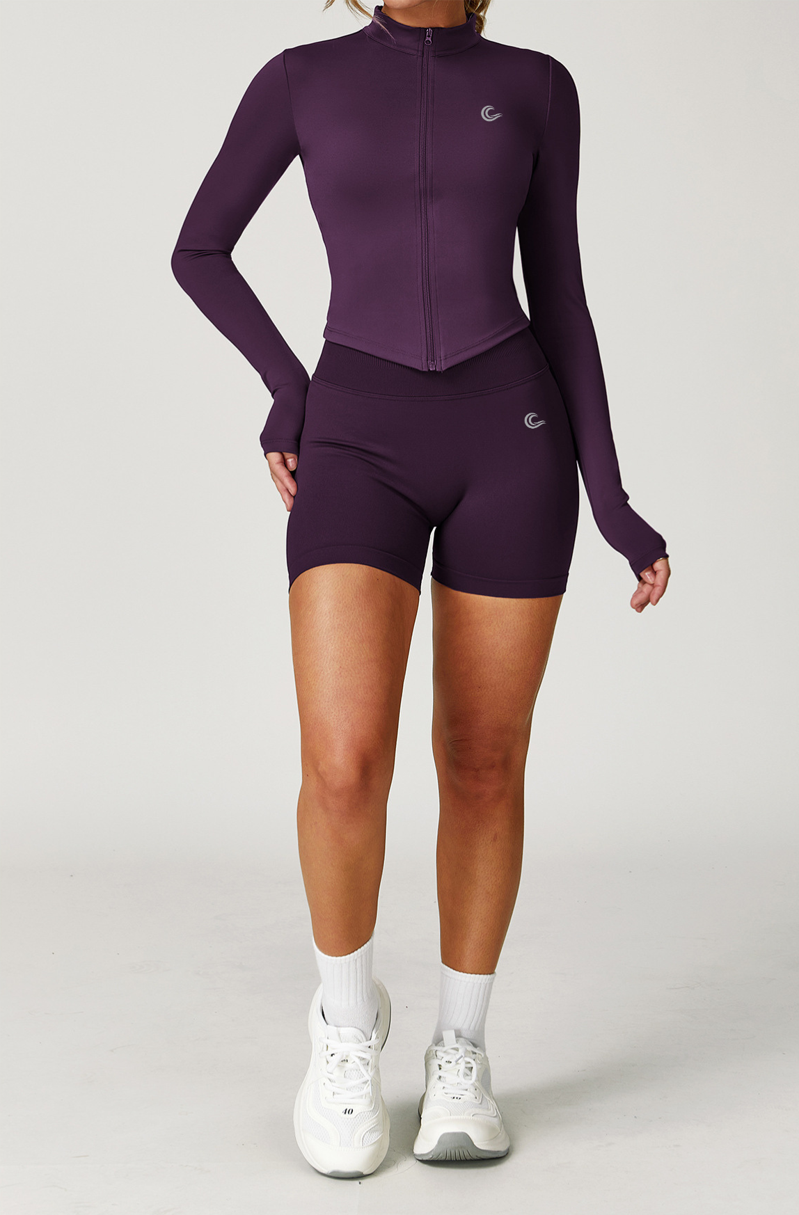 SculptLift Seamless Shorts - Midnight Plum
