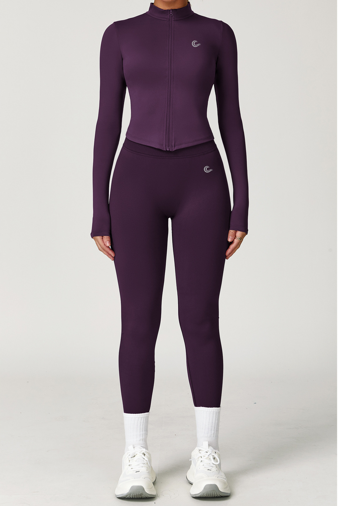 SculptLift Zip Jacket - Midnight Plum