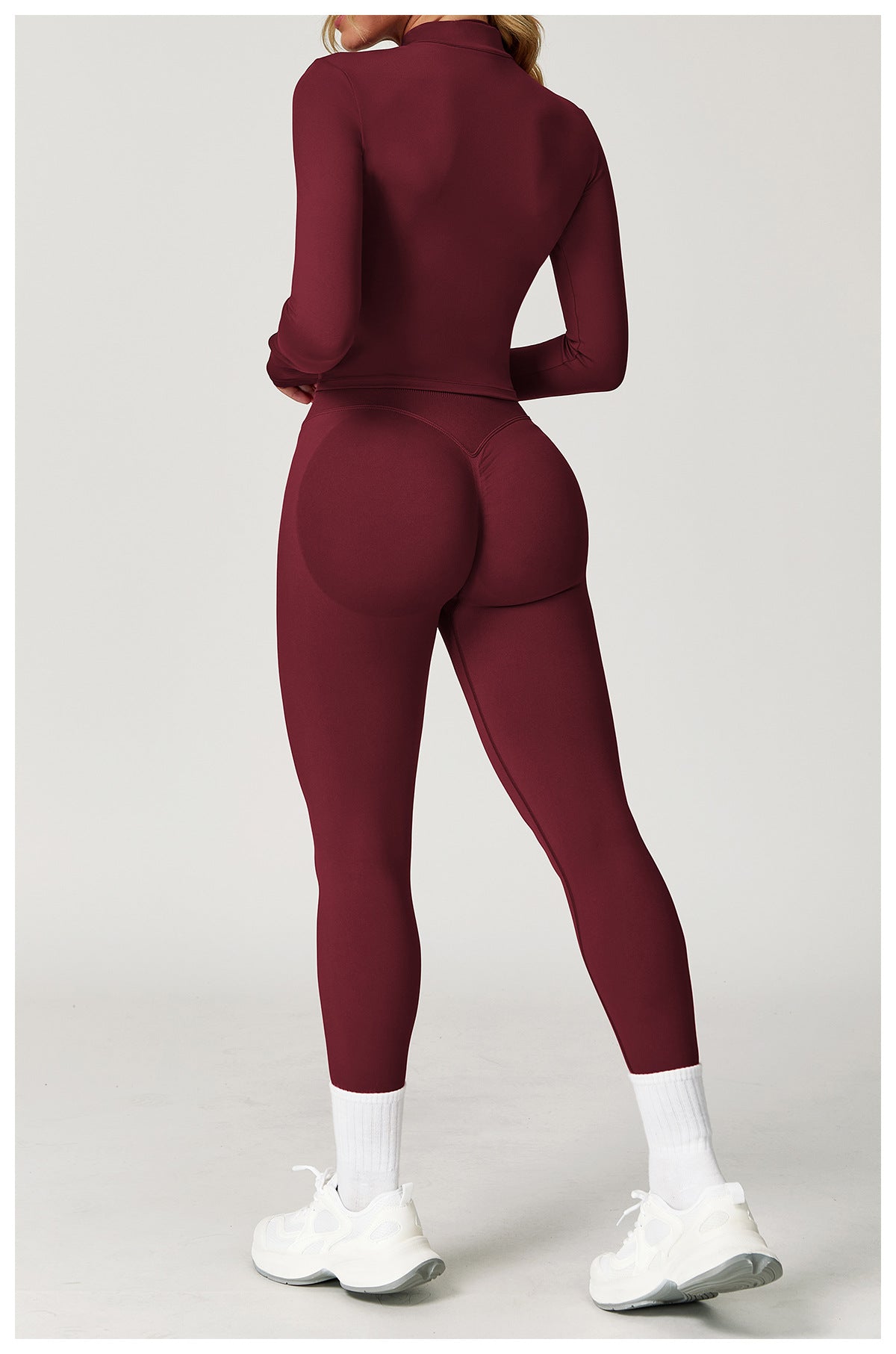 SculptLift Seamless Leggings - Wine Red