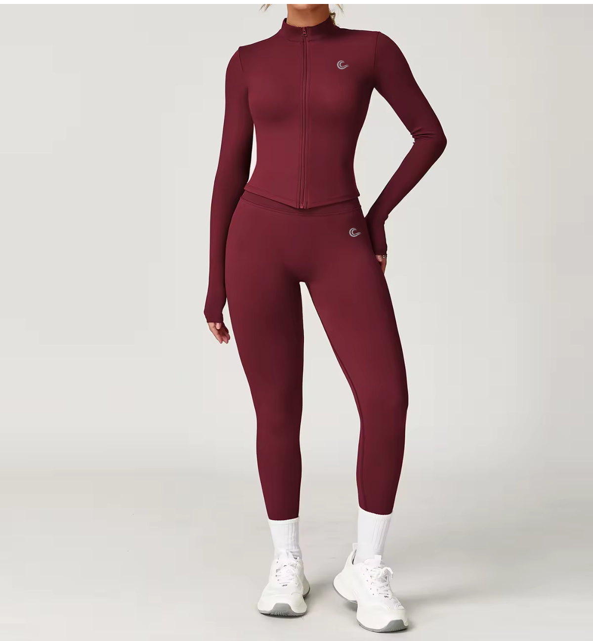 SculptLift Seamless Leggings - Wine Red