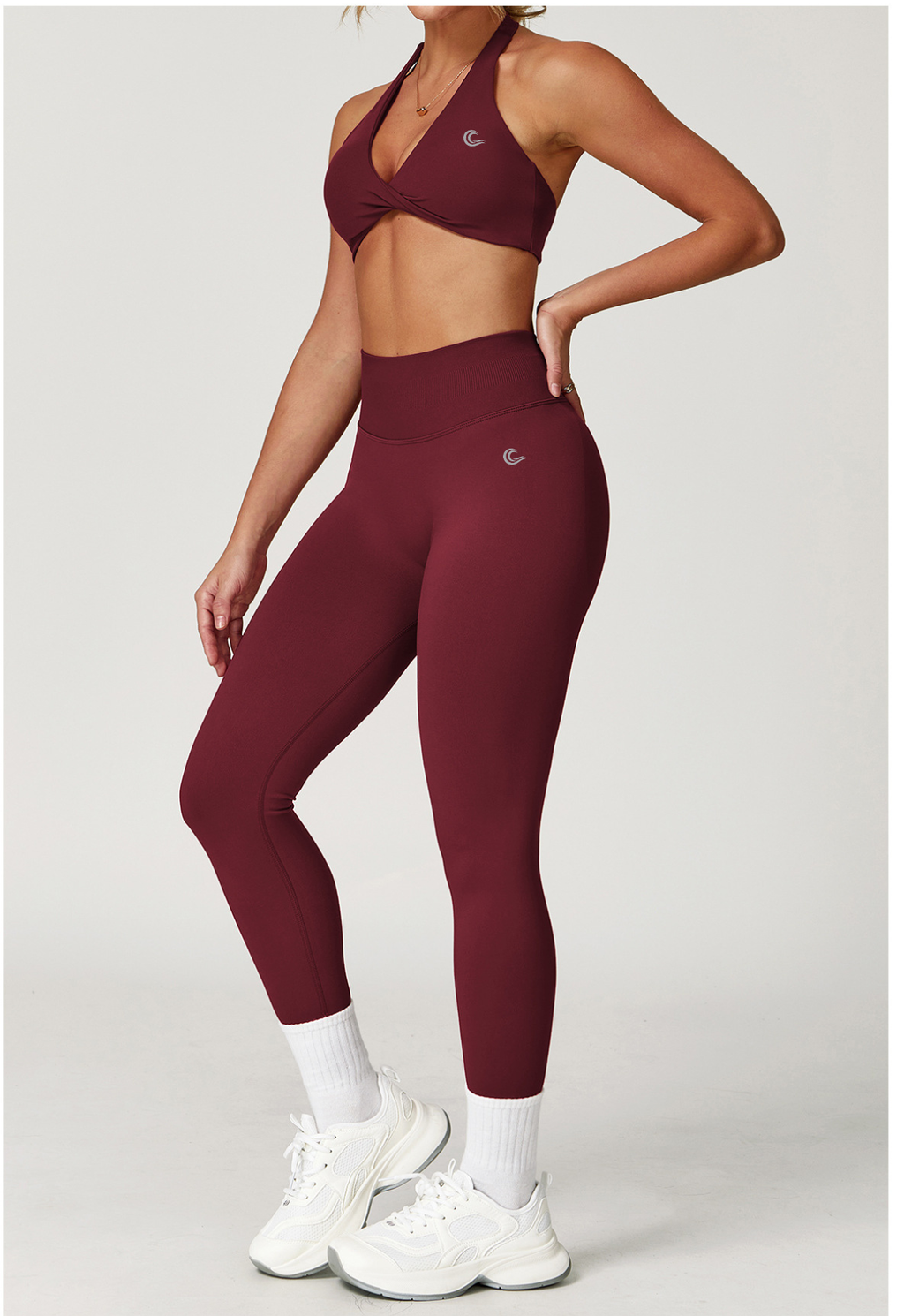 SculptLift Seamless Leggings - Wine Red