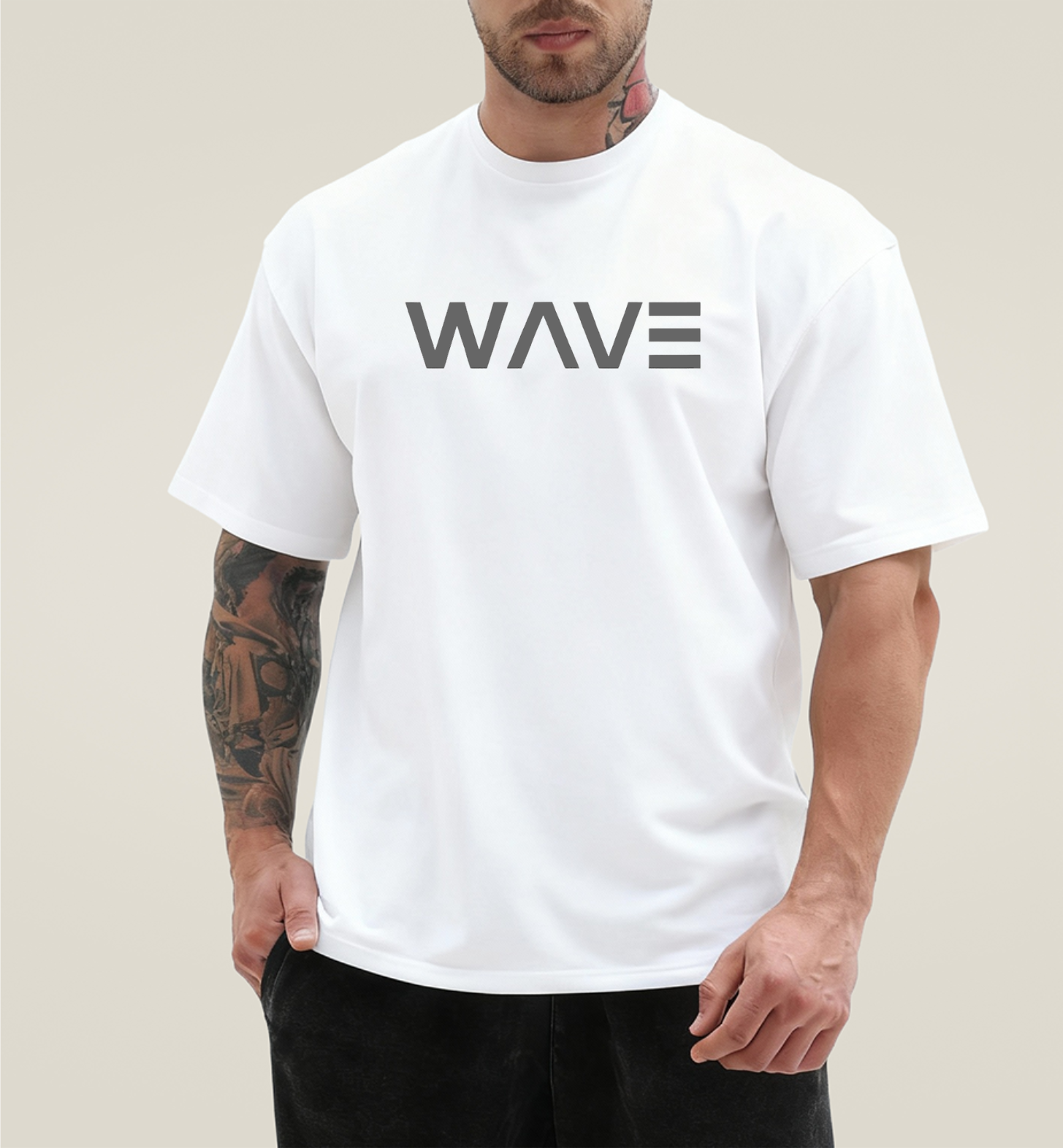 Core Oversized Tee - White